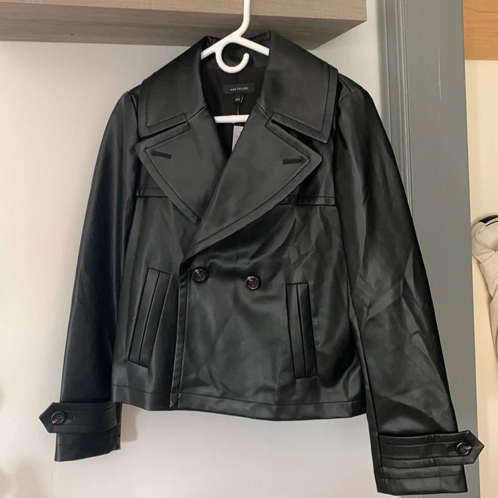 Leather jacket from Ann Taylor